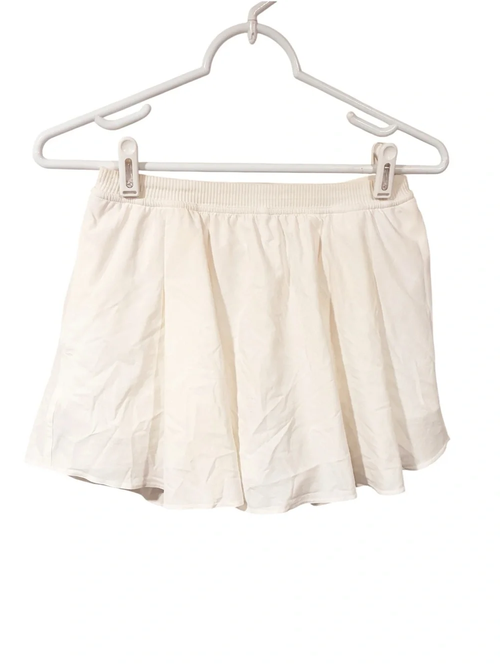 Lululemon Tennis Time Skirt White Skort Pleated Athletic Size 6